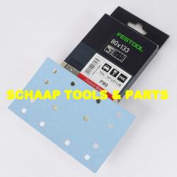 Schuurblad  80x133mm P 80 Granat StickFix per 10 verpakt | 497128